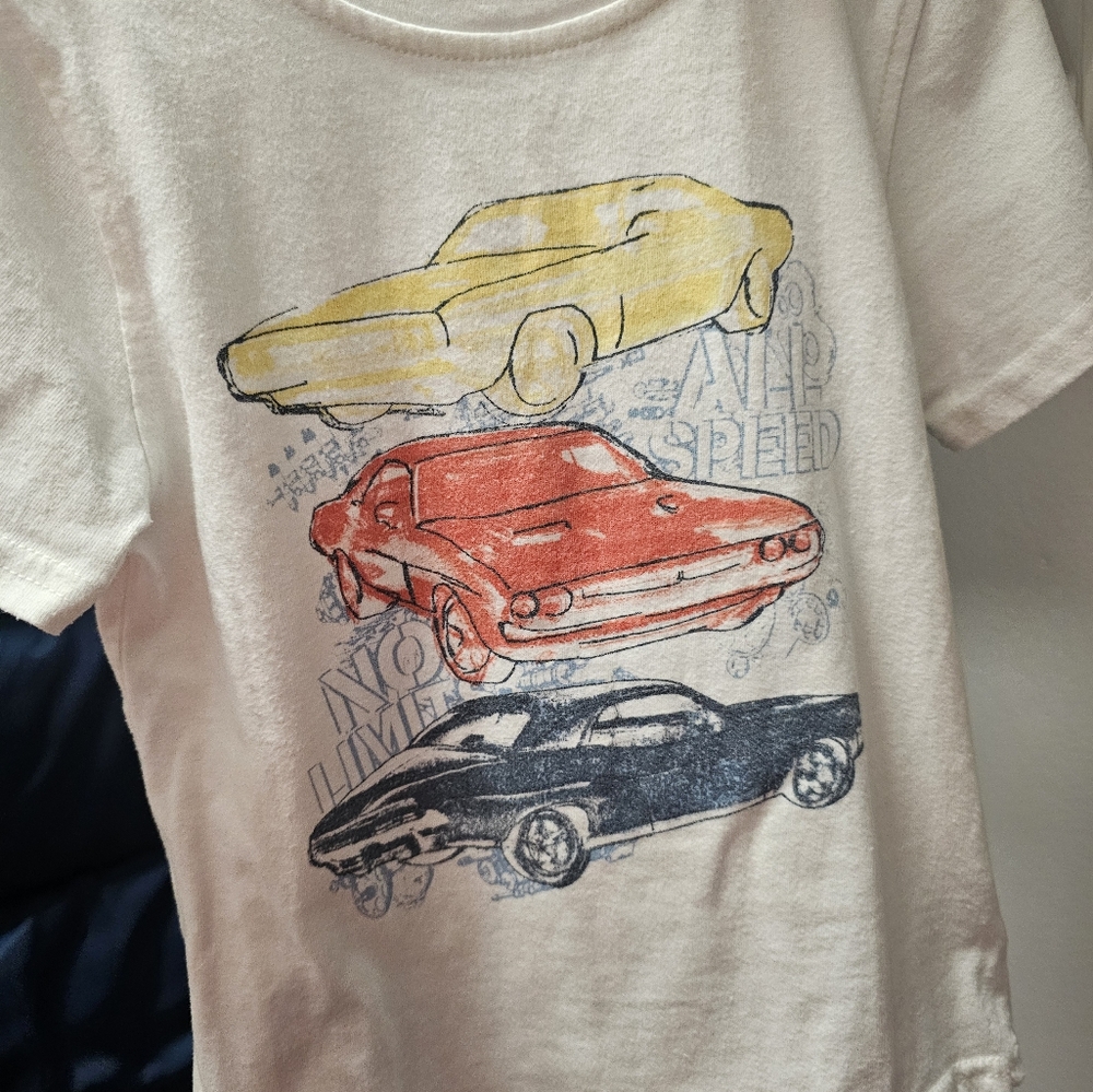 Toddler boy cars shirt size 5